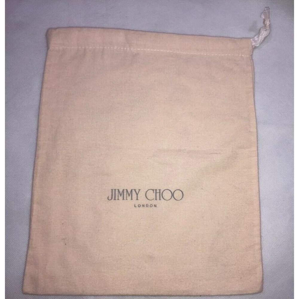 Jimmy Choo Storage Drawstring Dust Bag Beige 13,5" X 11,5"